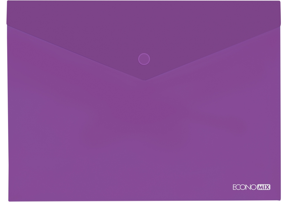 Папка на кнопці ECONOMIX А4, фіолетова (E31301-12)